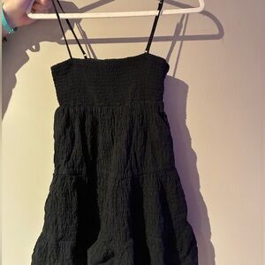 Zara black mini dress